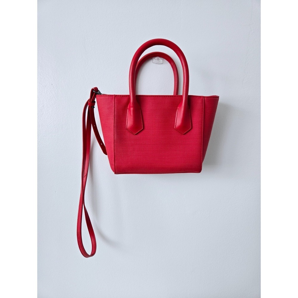 DAGNE DOVER Petite Tote Coated Canvas Handbag - Siren Color - Picture 7 of 10
